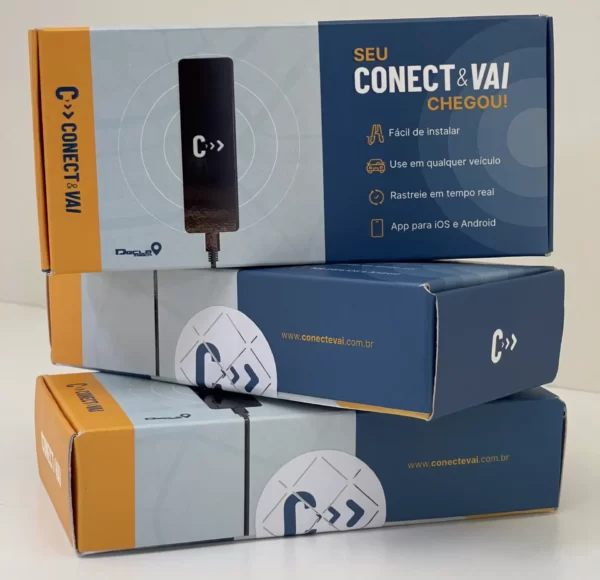 Conect & Vai detalhe do rastreador veicular